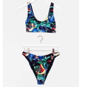 Nasty gal 1999 tropical bikini set